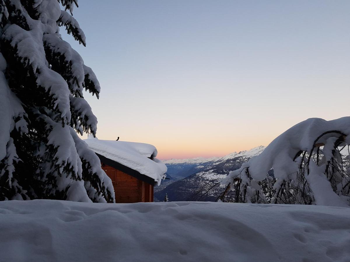Chalet Bietschhorn Rosswald Termen Exterior foto