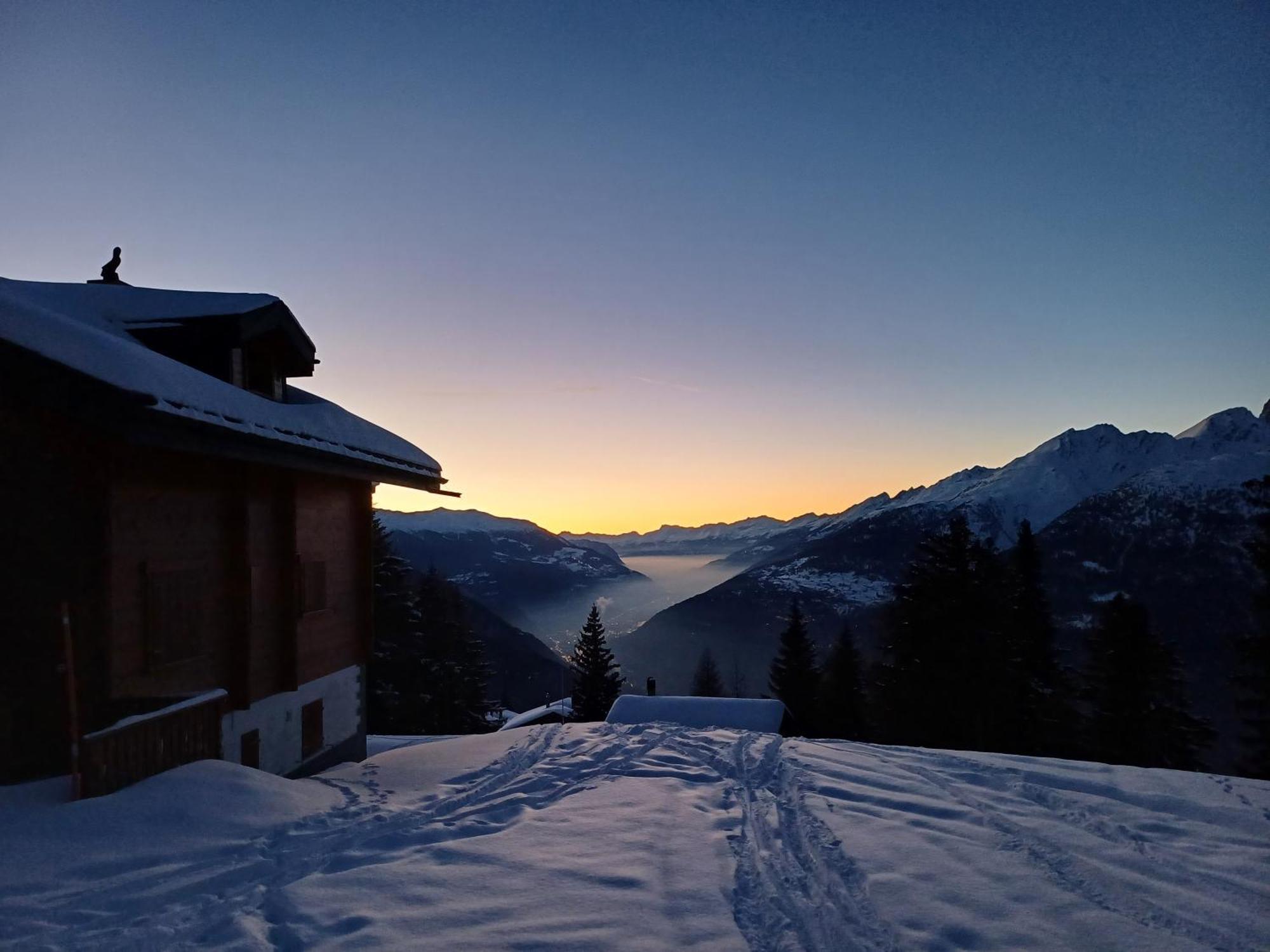 Chalet Bietschhorn Rosswald Termen Exterior foto